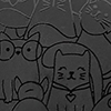Happy Cats Black 