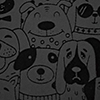 Happy Dogs Black