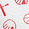 Snow White w/Red Pattern
