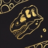 Solid Black w/Gold Pattern